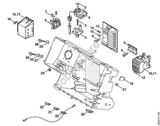 Cassetta di distribuzione Idropulitrice elettrica (RE) RE 550 W della marca STIHL