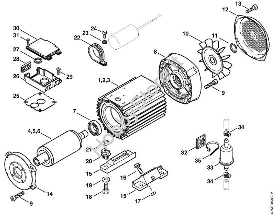 Elettromotore RE 551 PLUS, 581 Idropulitrice elettrica (RE) RE 551 PLUS della marca STIHL
