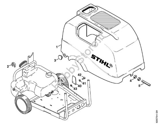Cappottatura Idropulitrice elettrica (RE) RE 560 W della marca STIHL