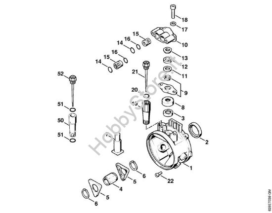 Corpo pompa Idropulitrice elettrica (RE) RE 560 W della marca STIHL