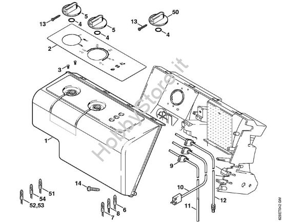 Quadro di controllo Idropulitrice elettrica (RE) RE 560 W della marca STIHL