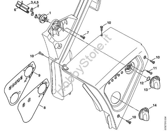 Quadro di controllo Idropulitrice elettrica (RE) RE 581 della marca STIHL