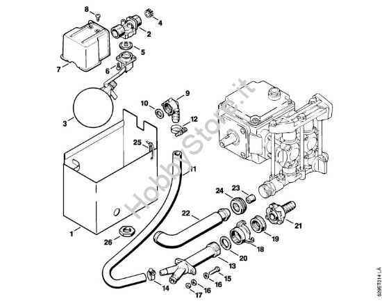 Cassetta acqua Idropulitrice elettrica (RE) RE 600 W della marca STIHL