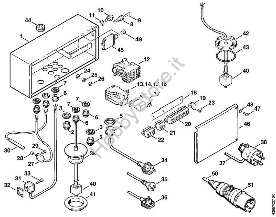 Cassetta di distribuzione Idropulitrice elettrica (RE) RE 600 W della marca STIHL