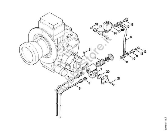 Pompa di alimentazione Idropulitrice elettrica (RE) RE 600 W della marca STIHL