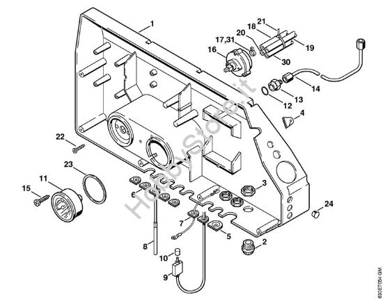 Cassetta di distribuzione Idropulitrice elettrica (RE) RE 640 W della marca STIHL