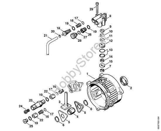 Corpo pompa Idropulitrice elettrica (RE) RE 640 W della marca STIHL