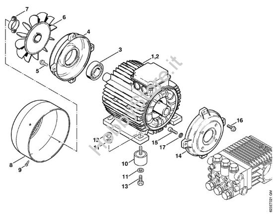 Elettromotore Idropulitrice elettrica (RE) RE 660 W della marca STIHL
