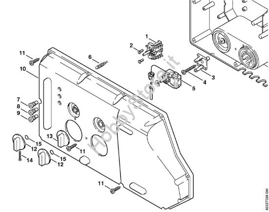 Quadro di controllo Idropulitrice elettrica (RE) RE 660 W della marca STIHL