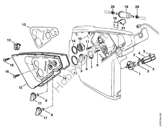 Quadro di controllo Idropulitrice elettrica (RE) RE 661 PLUS della marca STIHL