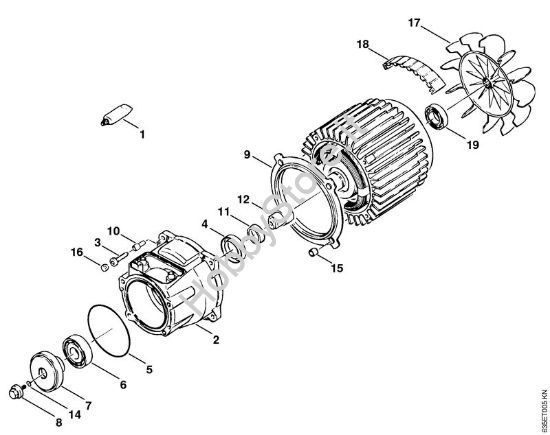 Elettromotore 110 V Idropulitrice elettrica (RE) RE 820 KM della marca STIHL