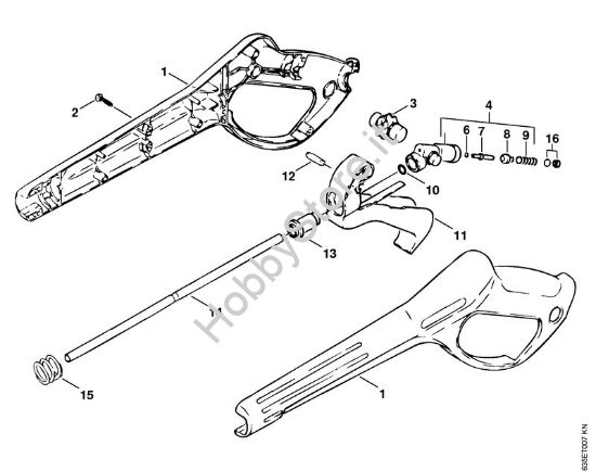 Pistola Idropulitrice elettrica (RE) RE 820 KM della marca STIHL