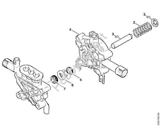 Pistone Idropulitrice elettrica (RE) RE 820 KM della marca STIHL