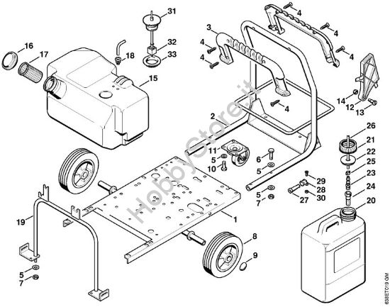 Carrello Idropulitrice elettrica (RE) RE 830 W della marca STIHL
