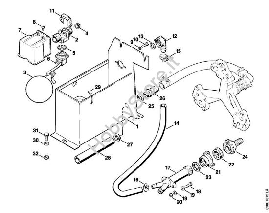 Cassetta acqua Idropulitrice elettrica (RE) RE 830 W della marca STIHL