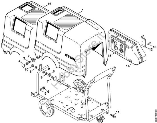 Cappottatura Idropulitrice elettrica (RE) RE 840 W della marca STIHL