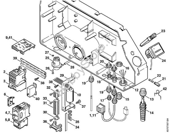 Cassetta di distribuzione Idropulitrice elettrica (RE) RE 840 W della marca STIHL