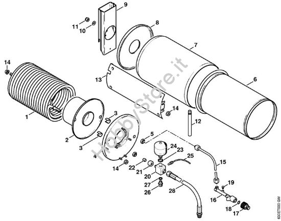 Scambiatore di calore Idropulitrice elettrica (RE) RE 840 W della marca STIHL