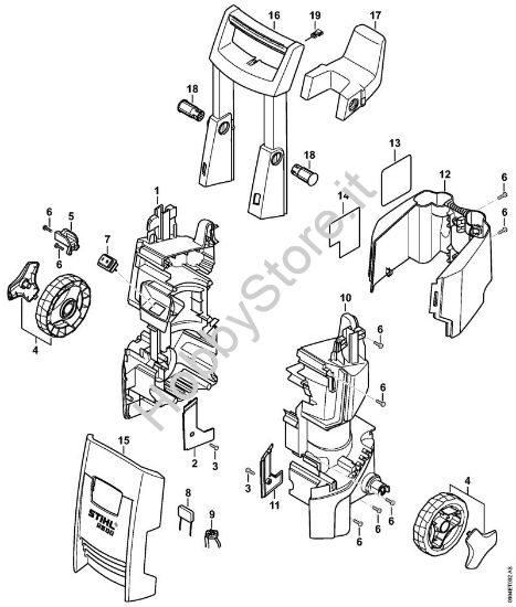 Carrello Idropulitrice elettrica (RE) RE 88 della marca STIHL