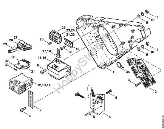 Cassetta di distribuzione Idropulitrice elettrica (RE) RE 961 PLUS della marca STIHL