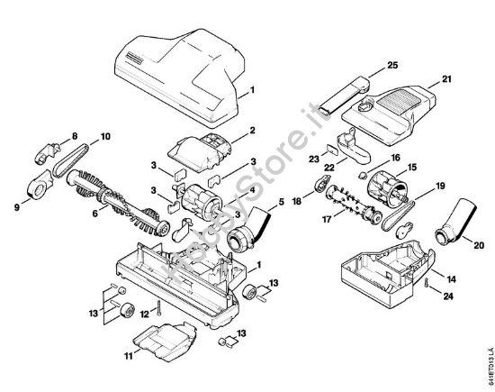 Spazzole aspiratrici a turbina Aspiratori (SE) SE 100 della marca STIHL