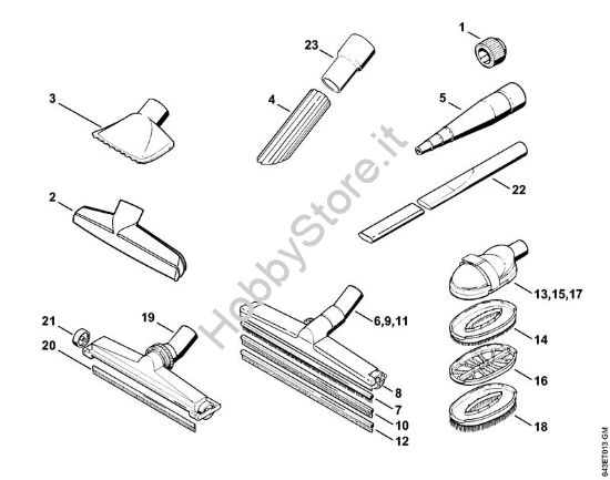 Accessori a richiesta Aspiratori (SE) SE 120 della marca STIHL