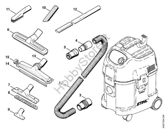 Accessori a richiesta Aspiratori (SE) SE 121 della marca STIHL