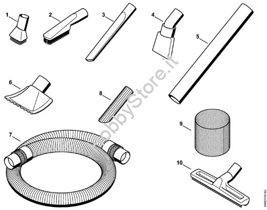 Accessori a richiesta Aspiratori (SE) SE 122 E della marca STIHL
