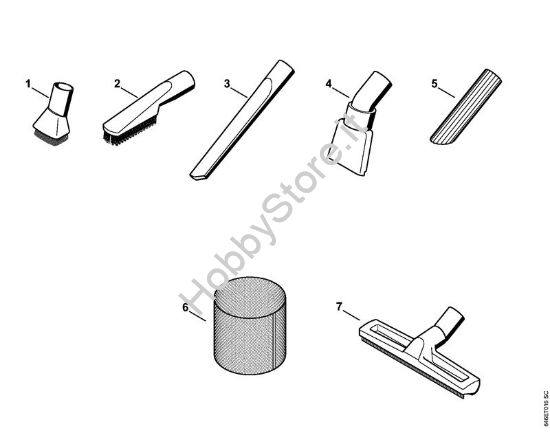 Accessori a richiesta Aspiratori (SE) SE 62 E della marca STIHL