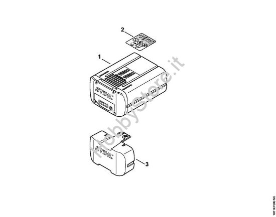 Accumulatore Batterie (AK, AP, AR, AS, PS) AP 120 della marca STIHL