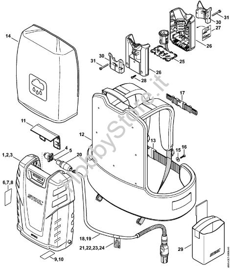 Accumulatore Batterie (AK, AP, AR, AS, PS) AR 3000 della marca STIHL