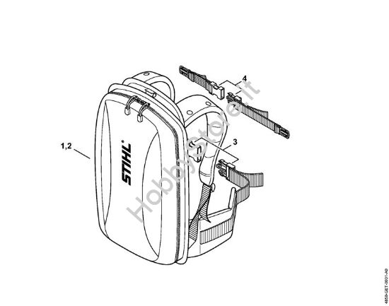 Sistema di trasporto Sistema di trasporto Sistema di trasporto della marca STIHL