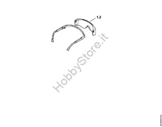 Occhiali di sicurezza ANTIFOG Protezioni per vista e udito Occhiali di sicurezza ANTIFOG della marca STIHL