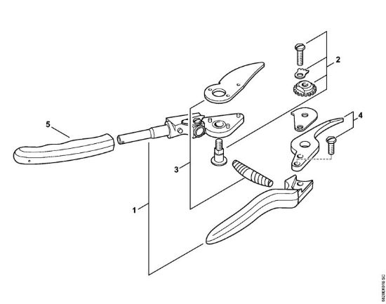 Cesoia da giardinaggio F12 Forbici Cesoia da giardinaggio F12 della marca STIHL