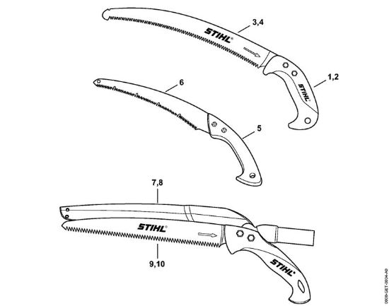 Sega per rami Strumenti manuali Sega per rami PR 32 CW della marca STIHL