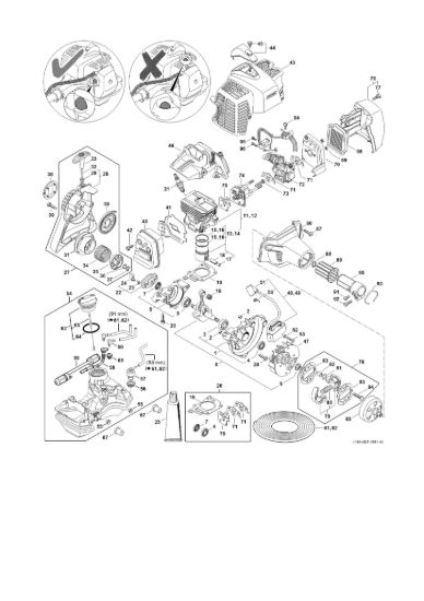 Picture of Gruppo propulsore dalla Numero di matricola 517062976 SP 92 TC-E