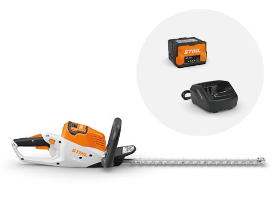 Tagliasiepi Stihl HSA 50 a batteria Compact Set con AK10 e AL101