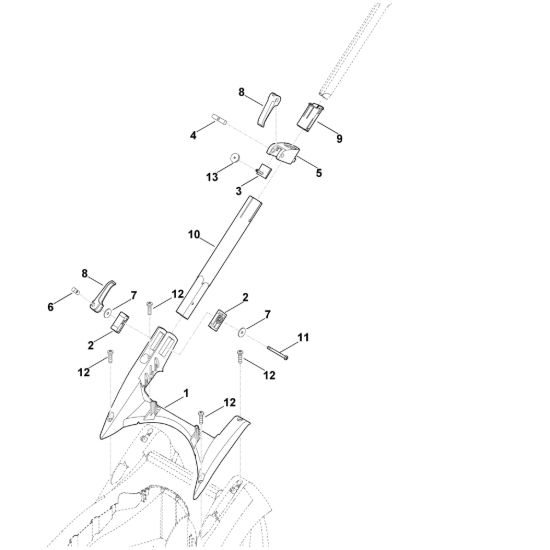 Picture of B - Parte inferiore manubrio MA 339.0 C