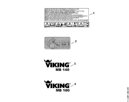 E - Etichetta adesiva MB MB 160 della marca Viking