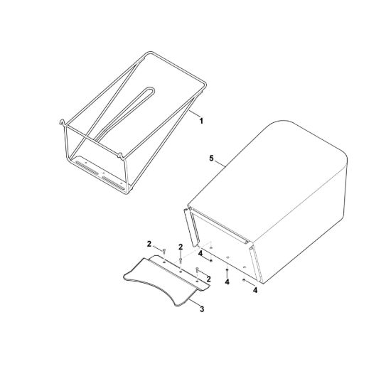 Picture of E - Cesto raccolta erba MB 248.0