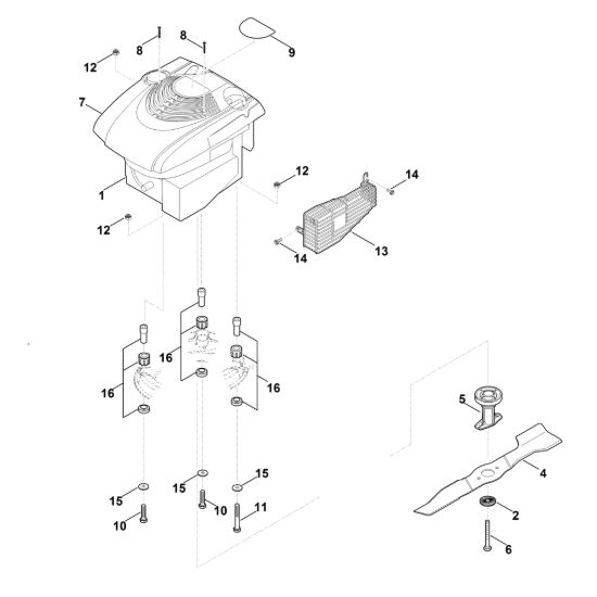 Picture of D - Motore, lama MB 3.1 RT
