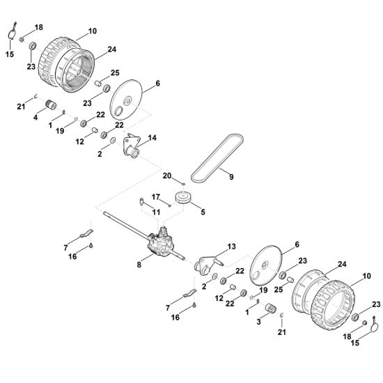 Picture of C - Asse anteriore, Cambio MB 4.1 RTP