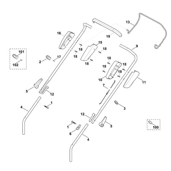Picture of A - Manubrio MB 443.1