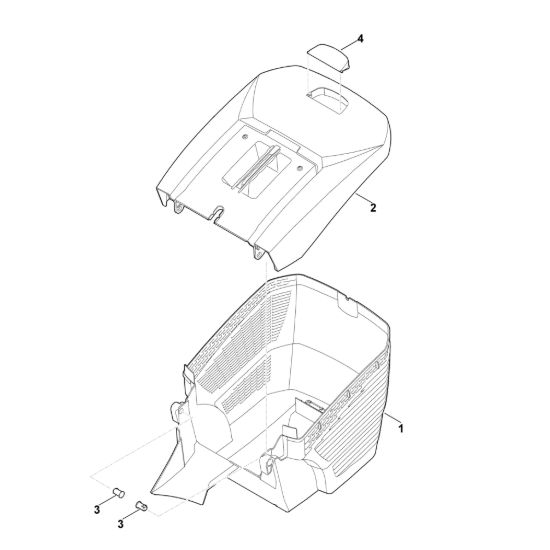 Picture of E - Cesto raccolta erba MB 443.1