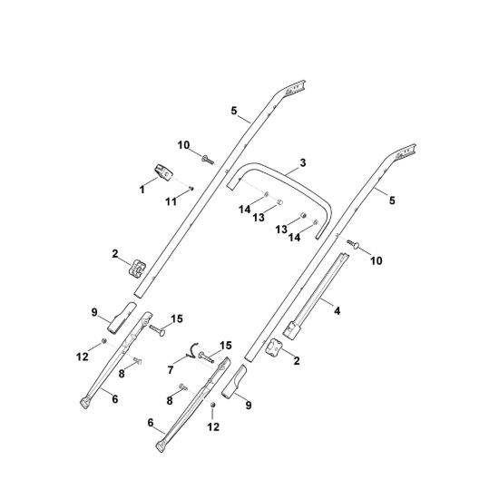 Picture of B - Parte inferiore manubrio MB 545.0