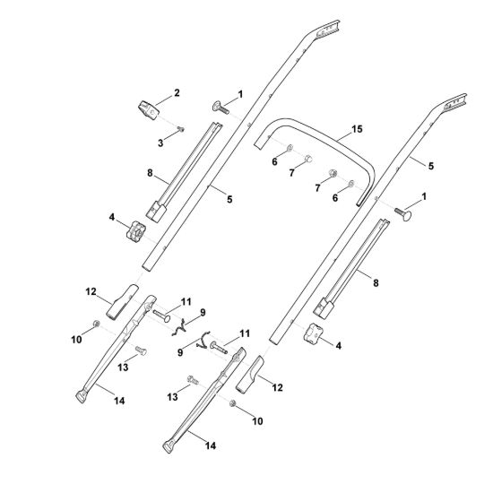Picture of B - Parte inferiore manubrio MB 650.0 KS