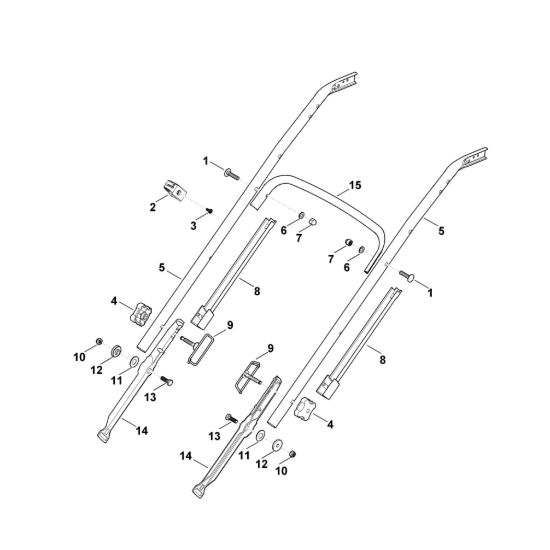 Picture of B - Parte inferiore manubrio MB 650.0 OS