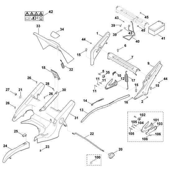 Picture of C - Telaio, regolazione altezza MB 650.0 VE
