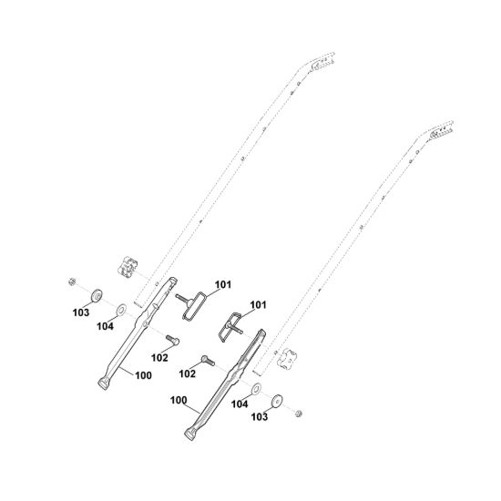 Picture of B1 - Parte inferiore manubrio MB 650.0 VM