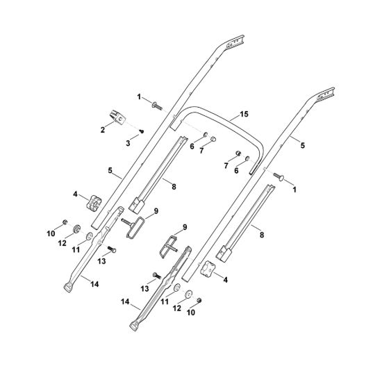 Picture of B - Parte inferiore manubrio MB 650.0 VQ